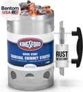 Heavy Duty Deluxe Charcoal Chimney Starter, Large Capacity Zinc Steel Bbq Fire. Fixed Price $26.28.