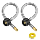 2-PACK 15 Inch Rv Propane Tank Hose Replacement, Pigtail For Propa.... Fixed Price $26.63.