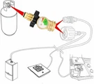 Fit Propane Tank Adapter With Gauge Pol To QCC1 Wrench Hand Tighten Universal. Fixed Price $18.79.