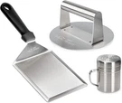 Hulisen Smashed Burger Kit, Stainless Steel Press, Grill Spatula And Spic. Fixed Price $30.99.
