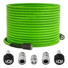 Manguera Pwaccs 50 Pies 1/4 Verde Resistente Dobleces Conexiones M22. Fixed Price $85.78.