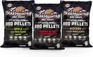 Bear Mountain 3-PACK Wood Pellets For Smoker, Grill & Bbq, 20 Lb, Apple, Hicko. Fixed Price $62.50.