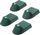 Ceramic Grill Feet Shoes Set Of 4 For Primo Big Green Egg Kamado Joe. Fixed Price $45.89.