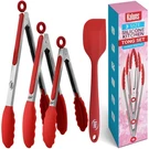 Kaluns Kitchen Tongs For Cooking Grilling Set Of 4, Bbq With. Fixed Price $17.99.