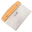 Dough Cutter For Bread And Pizza - Stainless Steel Metal Griddle Scrape.... Fixed Price $18.42.
