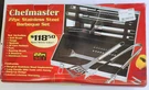 Chefmaster 22 Piece Stainless Steel Barbeque Tool Set. Fixed Price $42.00.