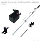 Dyna-glo Universal Heavy Duty Grill Rotisserie Model DG9WB Missing Rod!. Fixed Price $39.96.
