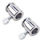 Wsdmavis 2PCS Iron Grill Bushing Rotisserie Roller Easy Clean Spit Rod Silver. Fixed Price $10.95.