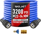Wojet Pressure Washer Hose 25FTX1/4 , Ultra Flexible Power With M22. Fixed Price $19.99.