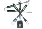Green Bay Packers Siskiyou 4-PIECE Grill Tool Set. Fixed Price $39.99.