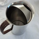 Vtg Selandia Pitcher Danish Modern Stainless Steel 18-8 Ice Guard Denmark 7.5"X4. Fixed Price $38.00.