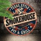 Texas Bbq Round Metal Sign Vintage Garage Grill Wall Plaque 8X8. Fixed Price $10.44.