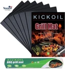 Grill Mats For Outdoor Set Of 6 Bbq Non-stick Reusable Heavy Dut. Fixed Price $19.86.