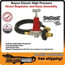 Bayou Classic 40-PSI Regulator Hose Assembly Up 400K Btu Massive Burn 5HPR-40. Fixed Price $58.88.