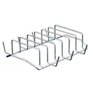 Bbq Rib Rack Grill Steel Outdoor Indoor Oven Smoker Barbecue Camp Accessory. Fixed Price $15.63.