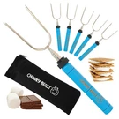 Smores Sticks For Fire Pit -set Of 6- Extra Strong Extendable Marsh... Fast Ship. Fixed Price $32.99.