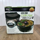 Finelife 2 1 Cooler Bag With Bbq Charcoal Grill Combo Set. Fixed Price $16.45.