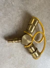 Roastove 1/4" Rv Propane Quick Connect Y Splitter Adapter. Fixed Price $15.00.