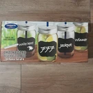 Chalkboard Beverage Jar Set 16 Oz Each Of 4 Coushatta Resorts. Fixed Price $20.00.
