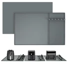 24X16 Inch Silicone Mat For Kitchen Counter Heat Resistant Air Fryer Gray. Fixed Price $30.66.
