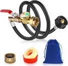 Fanovo Upgraded Propane Refill Adapter, 36" For 1 Lb. Tan. Fixed Price $36.68.