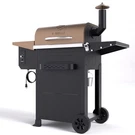 8 1 Wood Pellet Grill Smoker 572 Sq Direct Flame Searing Bronze 6002B. Fixed Price $490.99.