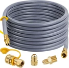48FT 1/2 Id Natural Gas Hose For Generator With Quick Connect Fittings, Outdoor. Fixed Price $110.39.