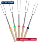 Unco- Extendable Stainless Steel Roasting Sticks, 5 Pack, 32" For S'mores, Hot. Fixed Price $10.07.