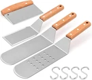 Hasteel Metal Spatula Set Of 4, Stainless Griddle Tools With. Fixed Price $25.98.