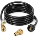 Wadeo 12FT Propane Tank Extension Hose With Gauge, Adapter Converts. Fixed Price $29.99.