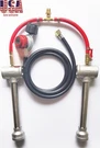 Lsmiitth Gas Forge Dual Burner Propane Blacksmith Knife Making Raku Kiln. Fixed Price $80.00.