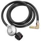 Elaeagnus 6 Feet Propane Adapter Hose With Regulator Quick Connect Black. Fixed Price $36.11.