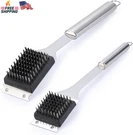 2 Pack Grill Brush And Scraper, 16.5 & 14 Wire Bbq For Outdoor. Fixed Price $17.76.