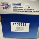 Carquest Premium A/c New, With Clutch, 10SR15C Compressor Part # T158335. Fixed Price $135.00.