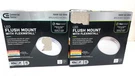 2PKCOMMERCIAL Electric Flexinstall 10IN. Brushed Nickel Led Light 5CCT+DUOBRIGHT. Fixed Price $44.99.