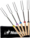 Mallome Smores Sticks For Fire Pit Long - Marshmallow Roasting Silver. Fixed Price $19.99.