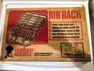 Vintage Weber Grill Rib Rack RR-37 New Box! 1970'S 80'S?. Fixed Price $50.00.