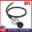 Shinestar 3 Ft Hose Low Pressure Propane Regulator And Bbq Gas Grill Heater. Fixed Price $16.77.