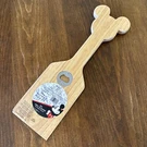 Disney Mickey Mouse Wooden Grill Scraper With Steel Bottle Opener Never Used 16". Fixed Price $8.39.