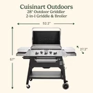 Cuisinart Griddler Propane Flat Top Grill New Sealed Box Special Offer. Fixed Price $439.59.
