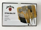 Jim Beam 22-PIECE Outdoor Bbq Deluxe Food & Serve Grilling Set- Read. Fixed Price $29.99.