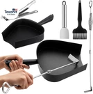 5-PIECE Charcoal Grill Ash Tool Set With Pan, Poker Rake, Grate Lifter, Scra. Fixed Price $54.35.