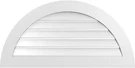 GVPHR42X2101SF Half Round Surface Mount Pvc Gable Vent, Factory Primed White. Fixed Price $135.00.