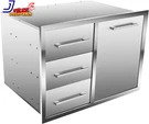 Outdoor Kitchen Drawer Combo Bbq Access Trash With Triple Stainless Steel. Fixed Price $610.94.