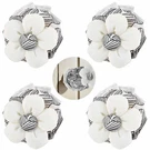 Pcs Cotton Door Knob Covers With Floral, 3.34 Inch Round Protector Wal.... Fixed Price $11.75.