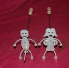 Pair Stainless Steel Hot Dog Marshmallow Roaster Camp Fire Skewer Stick Adult. Fixed Price $41.12.