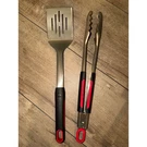 Expert Grill Stainless Steel Spatula Tongs Bbq Tool Set Black Red Handles. Fixed Price $16.20.