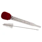 Mirro 10.5IN Turkey Baster With Cleaning Brush Set 10.5", Red. Fixed Price $14.60.
