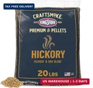 Kingsford Craftsmoke Premium Grilling Wood Pellets, Hickory Bbq. Fixed Price $31.48.