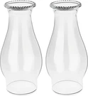 Oil Lamp Chimney Replacement Clear Hurricane Glass Shade (wave Style) For. Fixed Price $30.62.